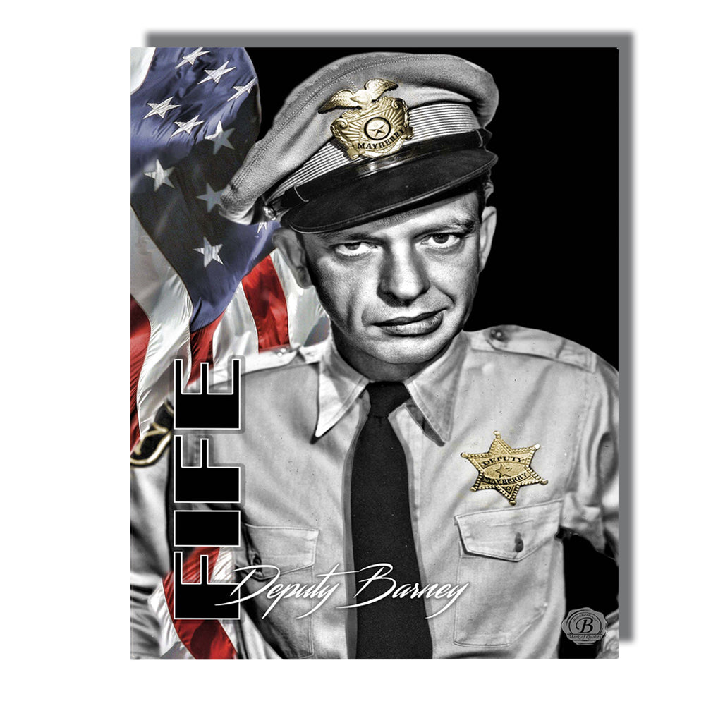 Wall Art - Deputy Barney Fife w Flag