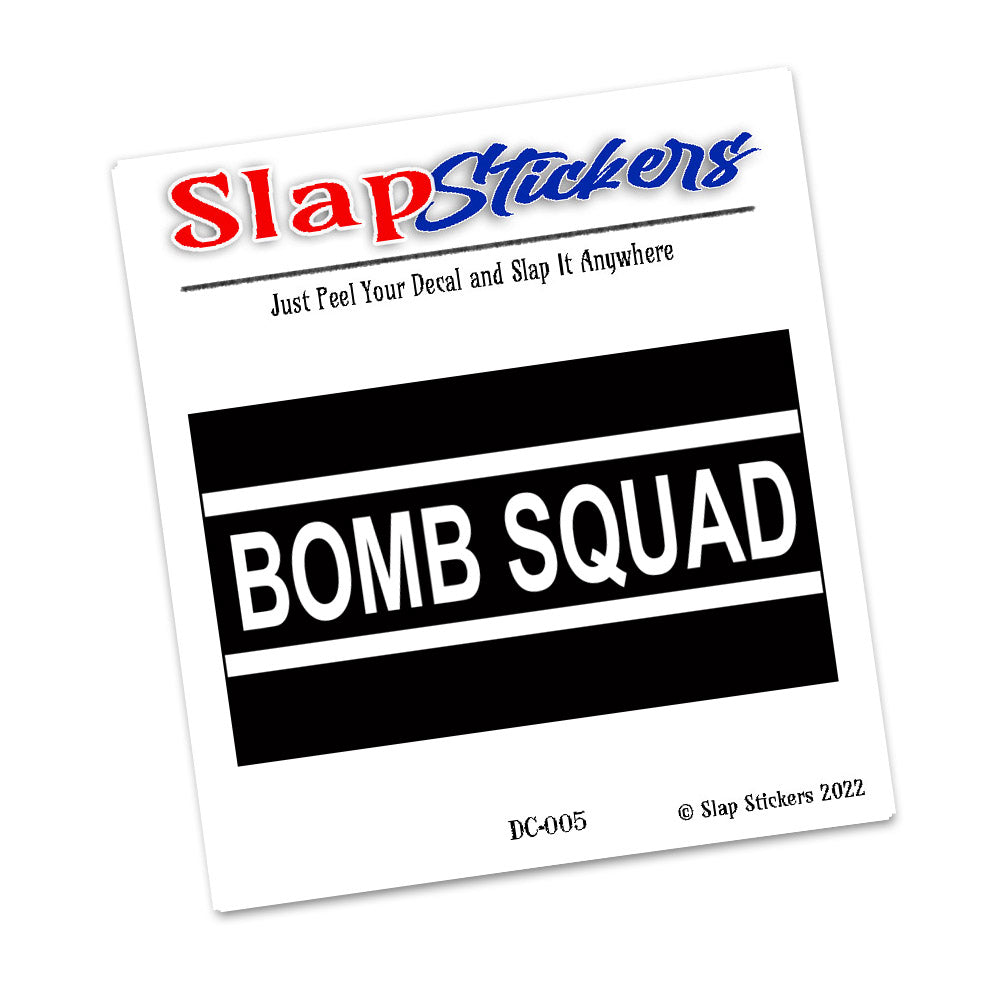 Decal - Military and Law Enforcement Bomb Squad