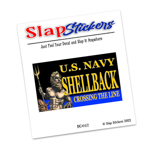 Decal - US Navy Shellback Crossing The Line