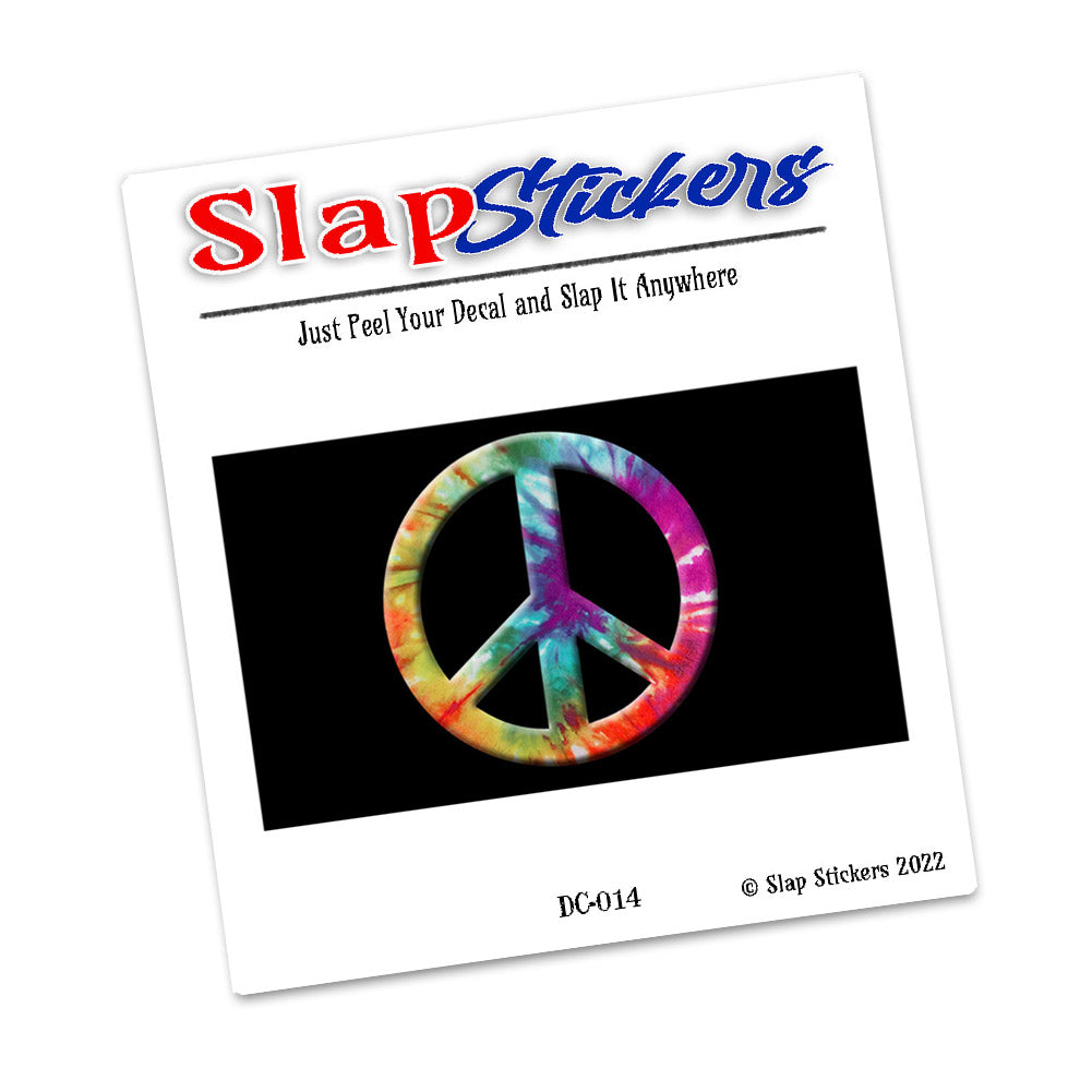 Decal - 1970's Colorful Peace Sign