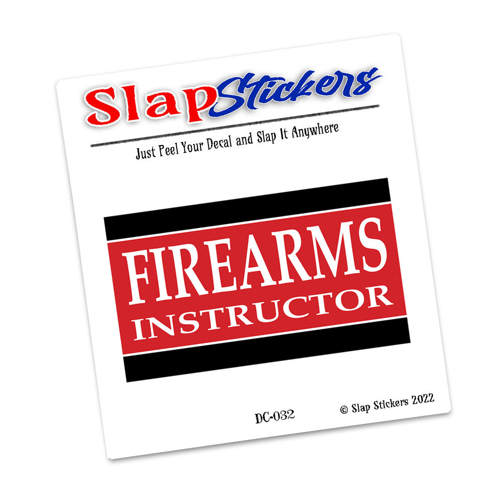 Decal - Law Enforcement Firearms Instructor