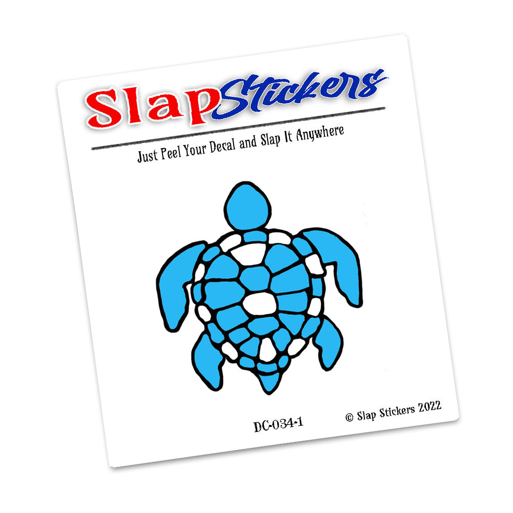 Decal - Nautical Colorful Sea Turtle Design