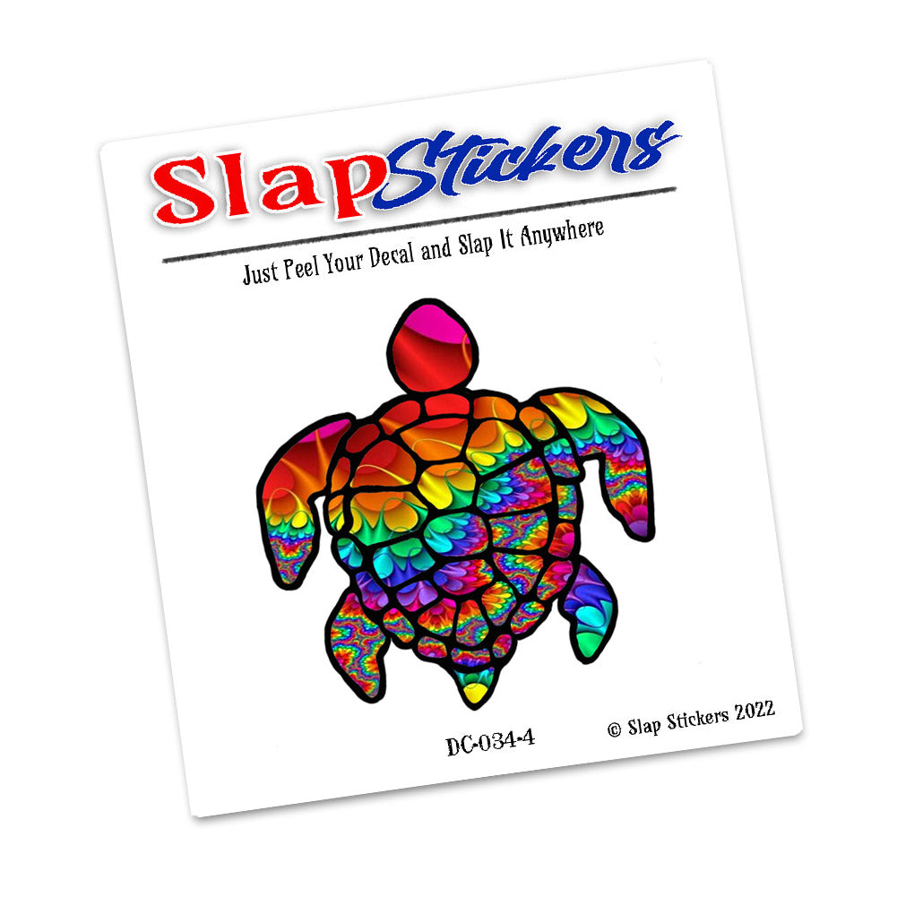 Decal - Nautical Colorful Sea Turtle Design