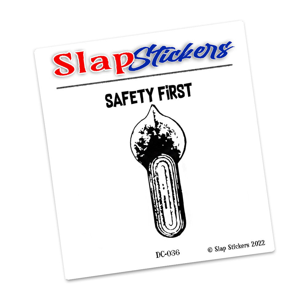 Decal - Safety First Gun Lever