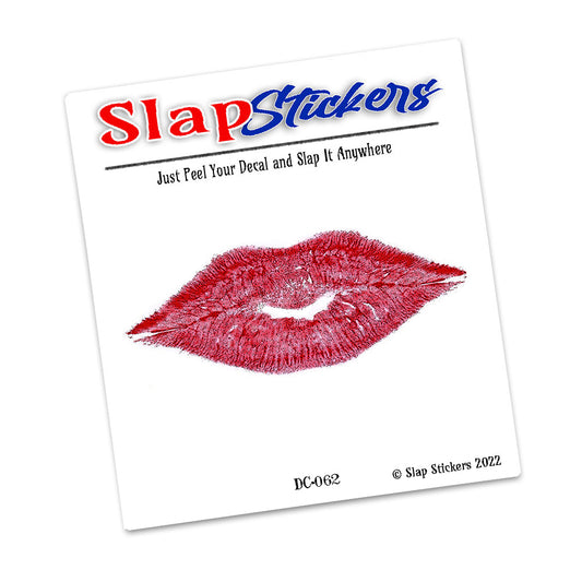 Decal - Red Lipstick Lip Print