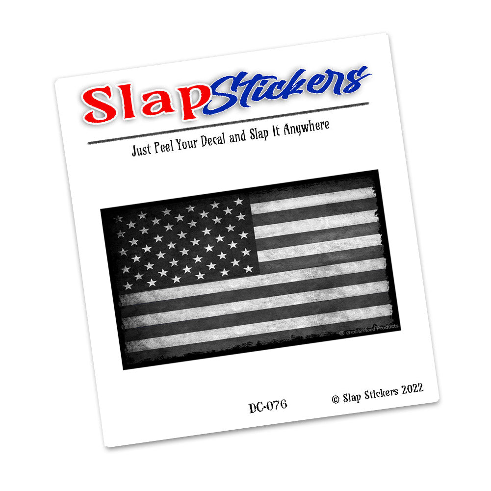 Decal - Patriotic Old Glory Subdued American Flag