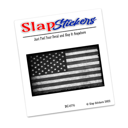 Decal - Patriotic Old Glory Subdued American Flag