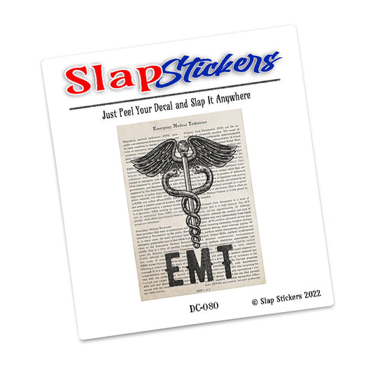 Decal - Vintage EMT Medical Terminology Symbol