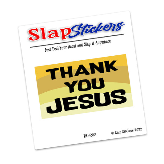 Decal - Thank You Jesus