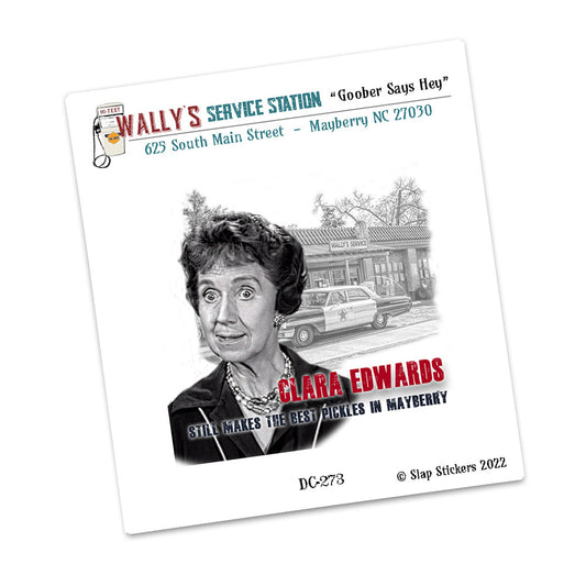 Decal - Mayberry North Carolina Clara Edwards Makes The Best Pickles