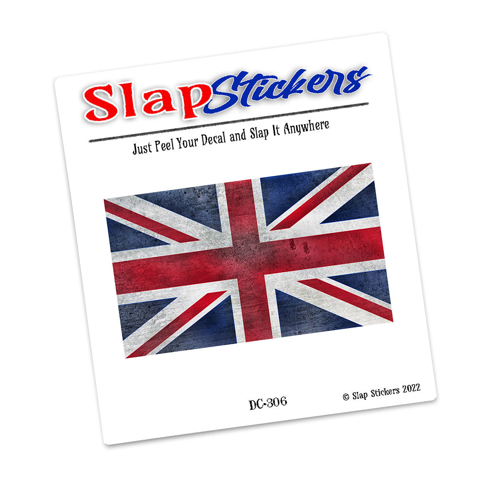 Decal - Distressed Great Britain Union Jack Flag