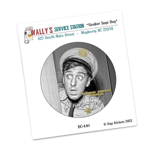 Decal - Mayberry North Carolina Gomer Pyle Surprise Surprise