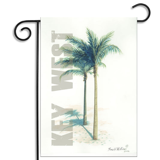 Garden Flag - Artist Ronald Williams Key West Palm Tree