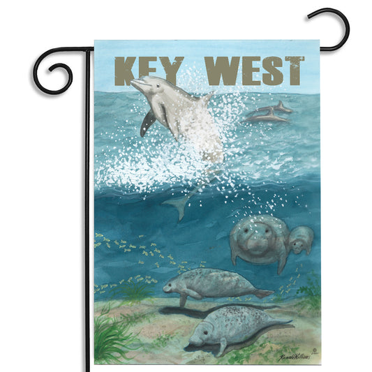 Garden Flag - Artist Ronald Williams Key West Sea Life