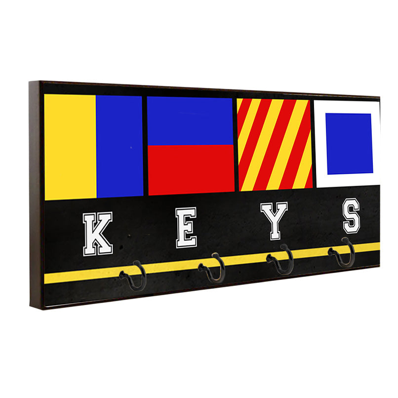 Key Hanger - Maritime Flags KEYS Leash Holder