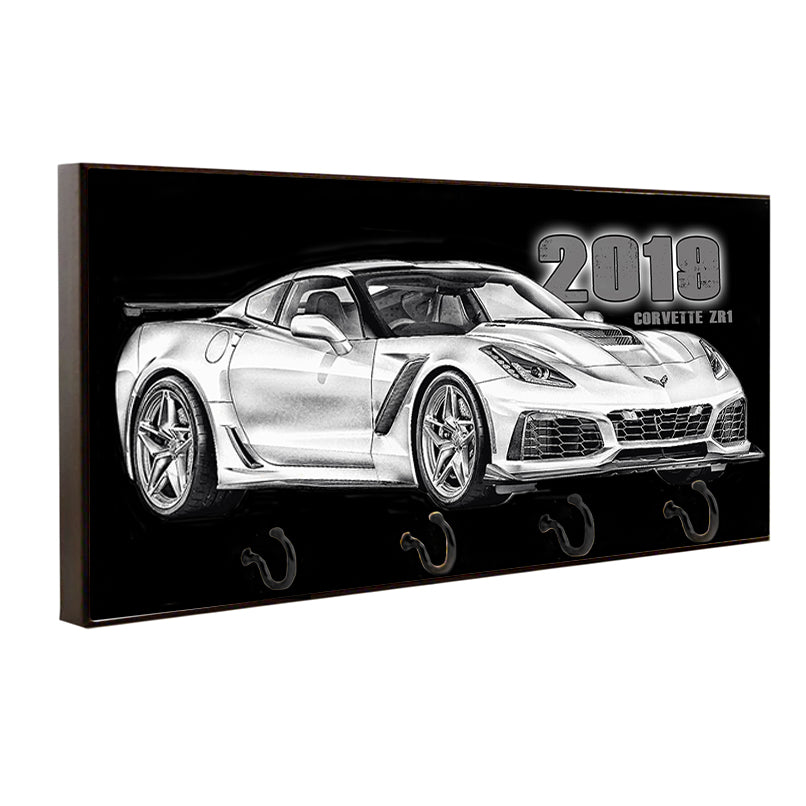 Key Hanger - 2019 Corvette ZR1 Classic Car Leash Holder