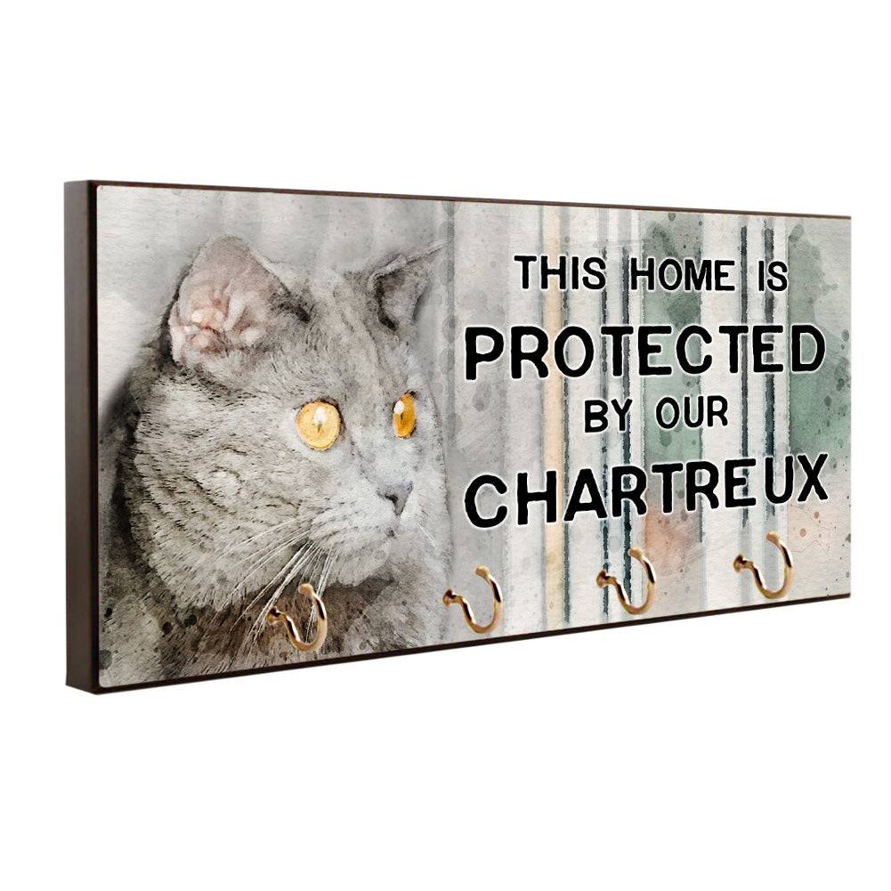 Key Hanger - Leash Holder Protected By Our Charteux Cat