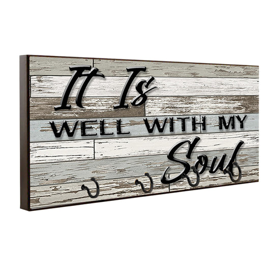 Key Hanger - It Is Well With My Soul Leash Holder