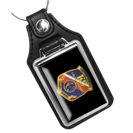 Key Ring - US Coast Guard K9 Patch Design