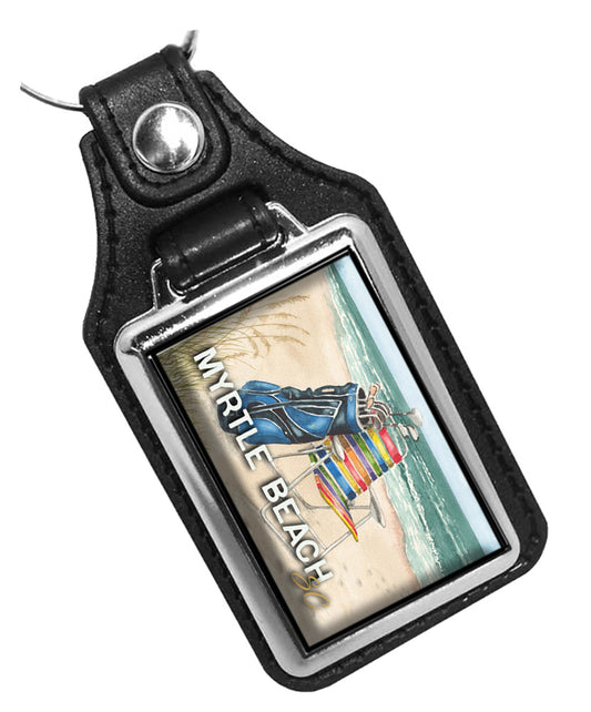 Key Ring - Ronald Williams Myrtle Beach South Carolina Golf Clubs on the Beach