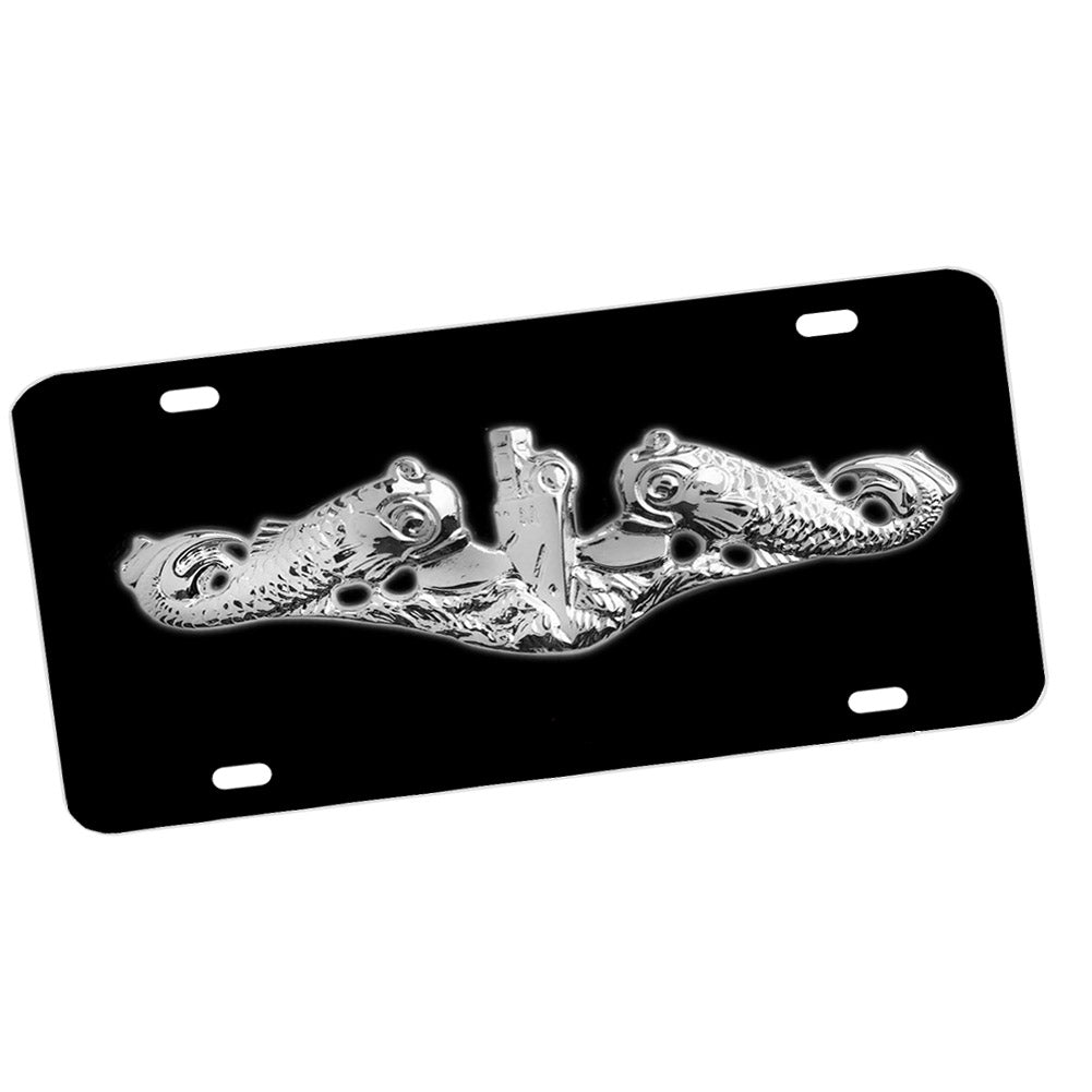 License Plate - US Navy Submarine Warfare Emblem