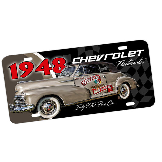 License Plate - 1948 Chevrolet Fleetmaster Indy 500 Pace Car Classic Car