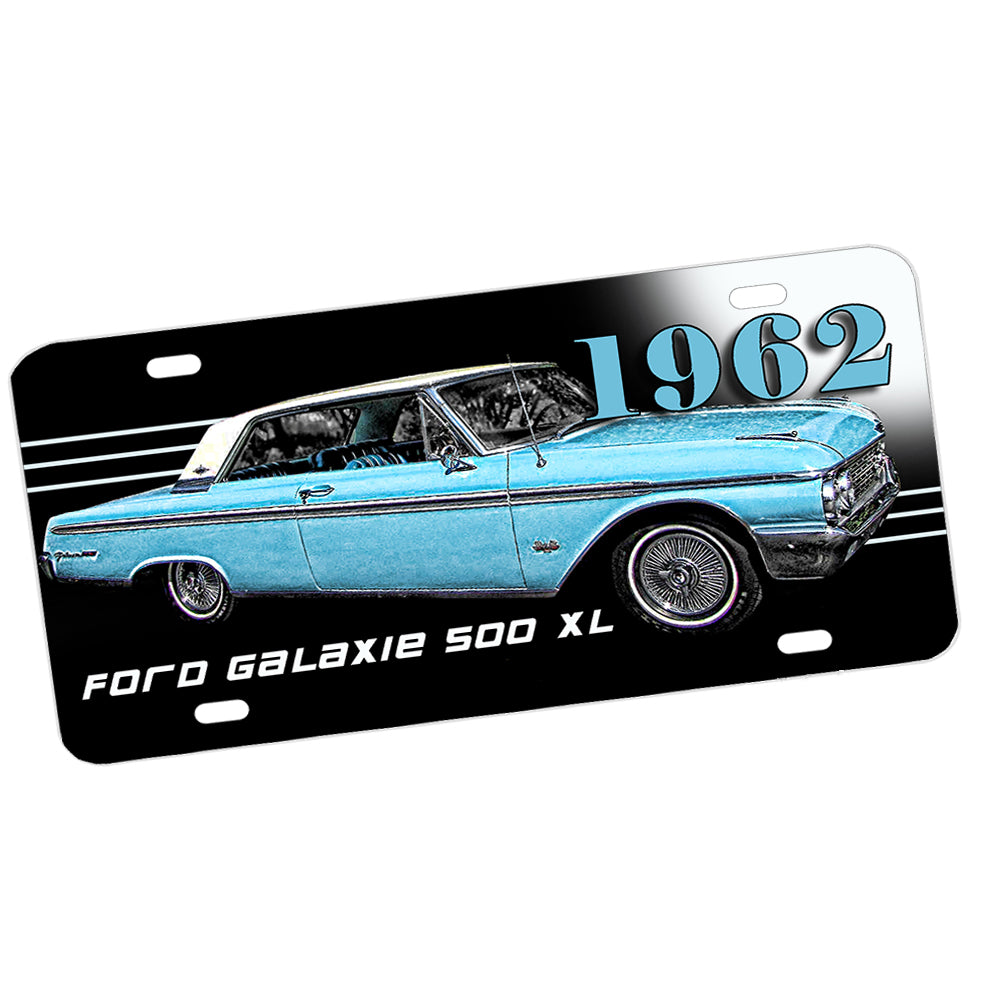 License Plate - 1962 Ford Galaxie 500 XL Classic Car