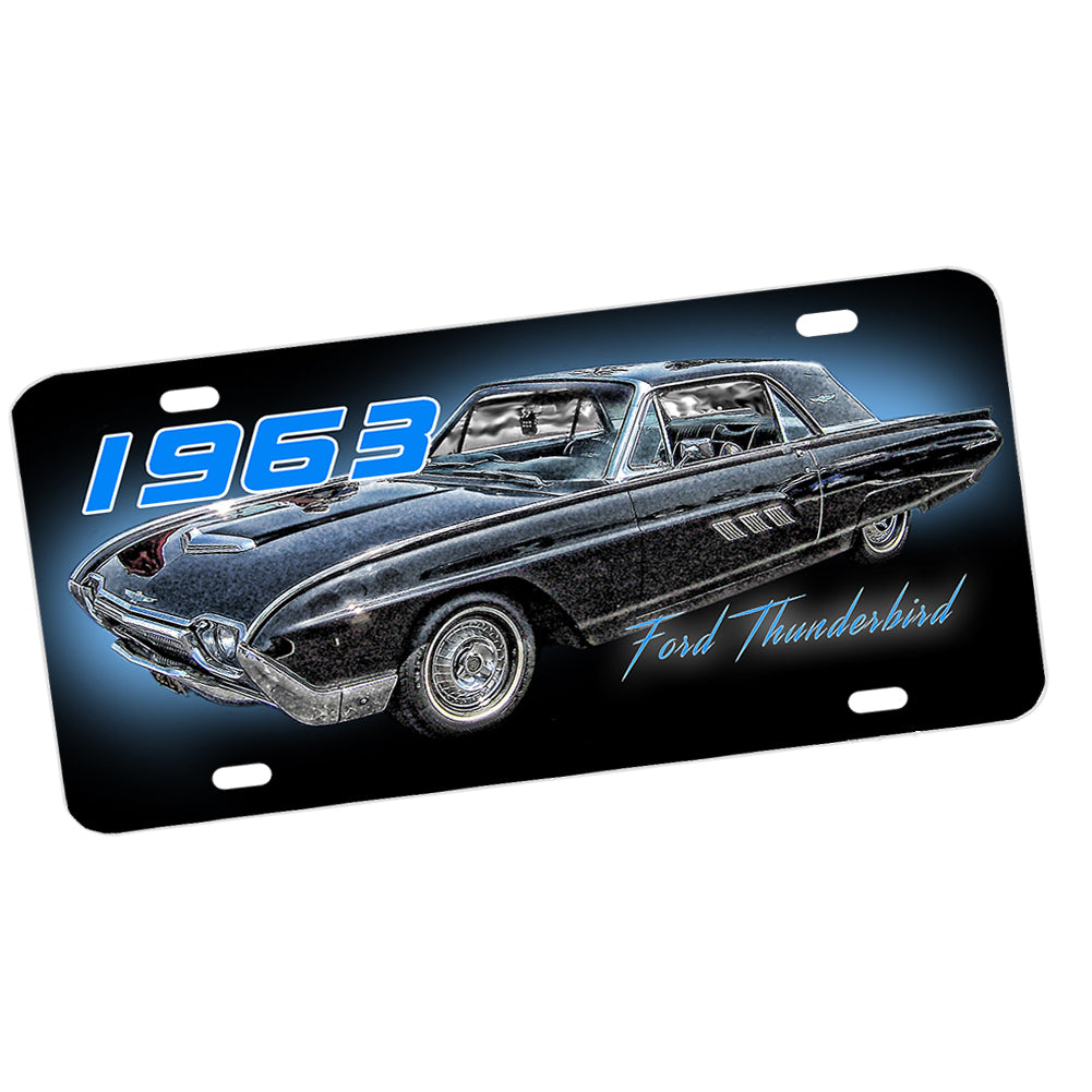 License Plate - 1963 Ford Thunderbird Classic Car