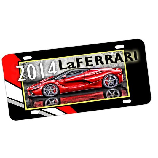 License Plate -2014 LaFerrari Sports Car Classic Car