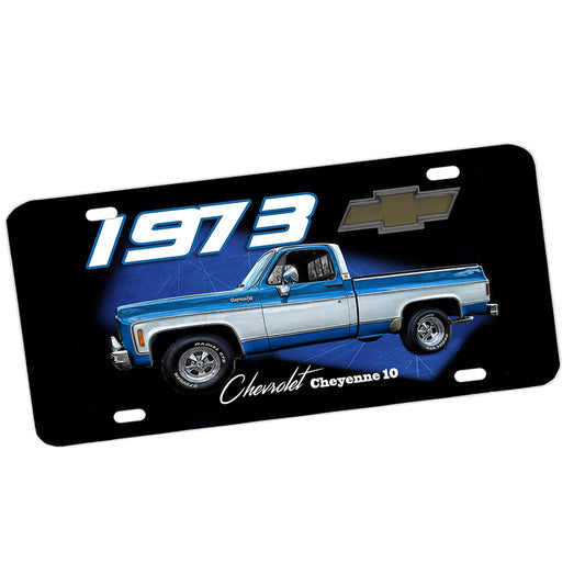 License Plate - 1973 Chevrolet Cheyenne 10 Classic Truck