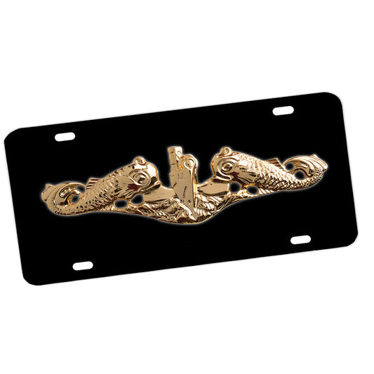 License Plate - US Navy Submarine Warfare Emblem