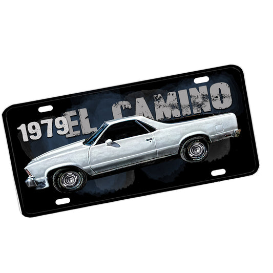 License Plate - 1979 Classic El Camino Muscle Truck