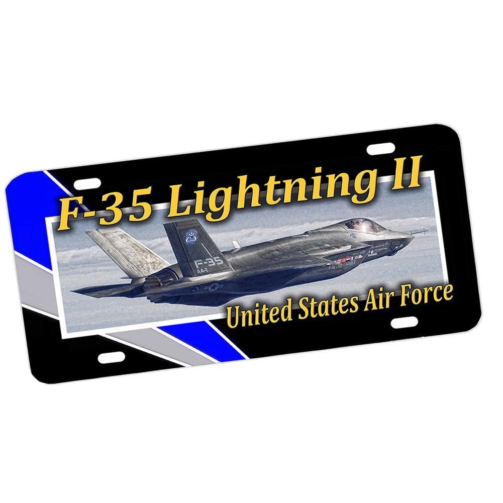 License Plate - US Air Force F-35 Lightning II