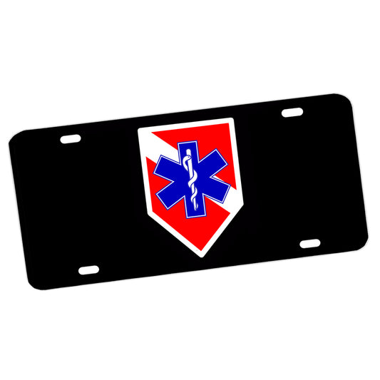 License Plate - International Dive Flag Diver Down Scuba Gear