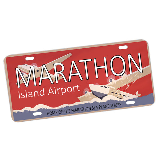 License Plate - Marathon Island Airport