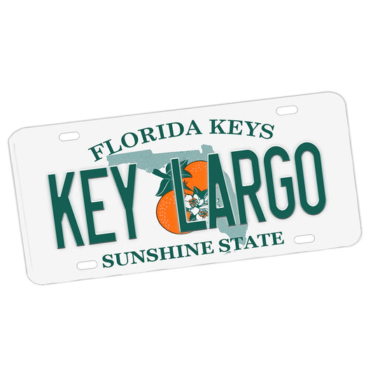 License Plate - Key Largo Florida Keys