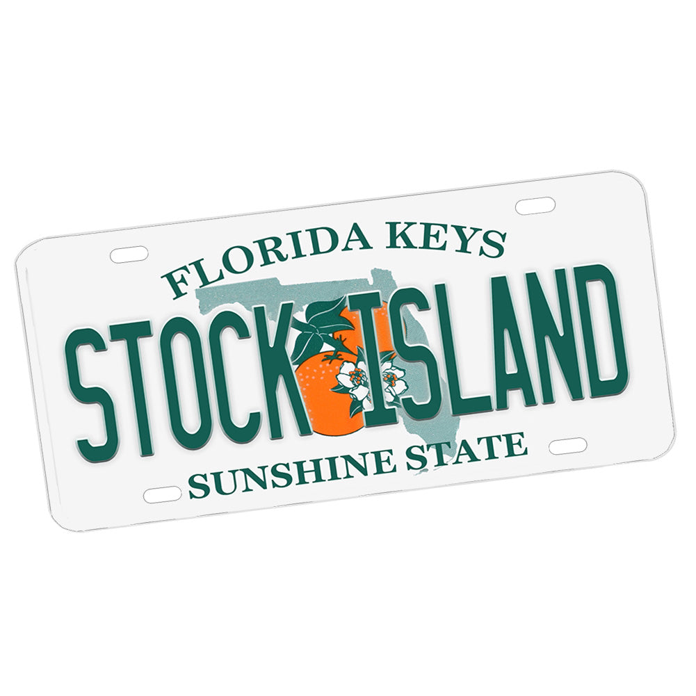 License Plate - Stock Island Florida Keys