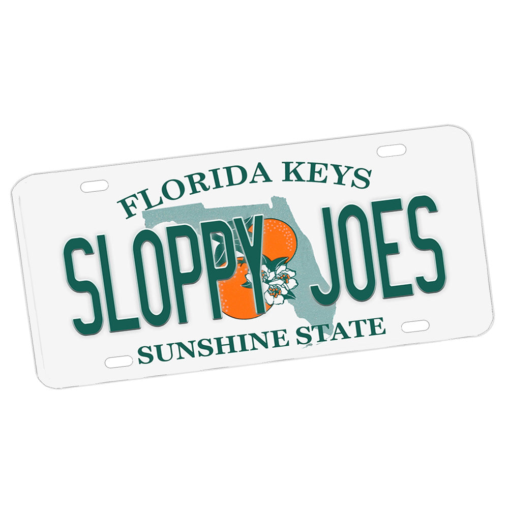 License Plate - Key West Florida Keys Sloppy Joes