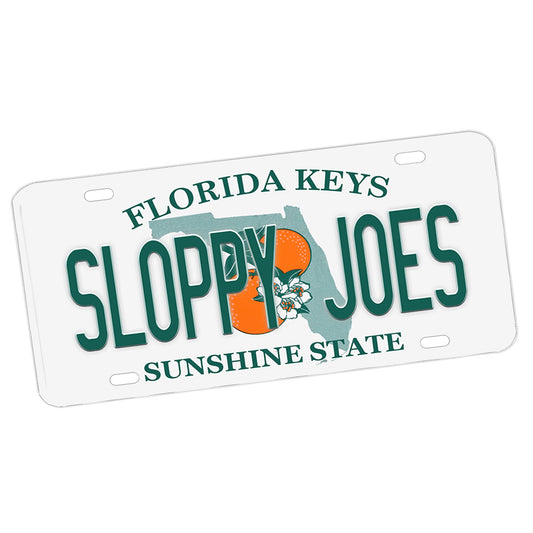 License Plate - Key West Florida Keys Sloppy Joes