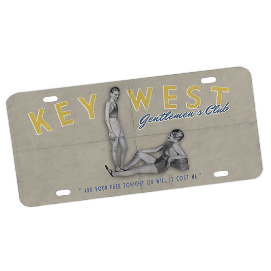 License Plate - Key West Gentlemen's Club