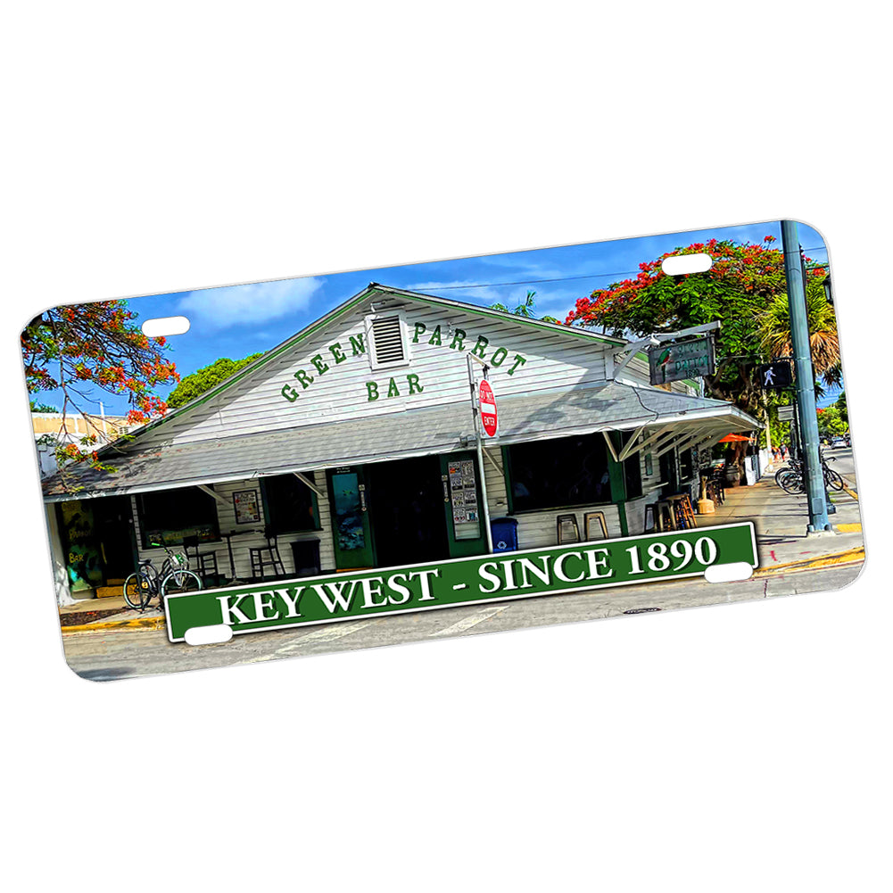 License Plate - The Green Parrot Key West Since 1890