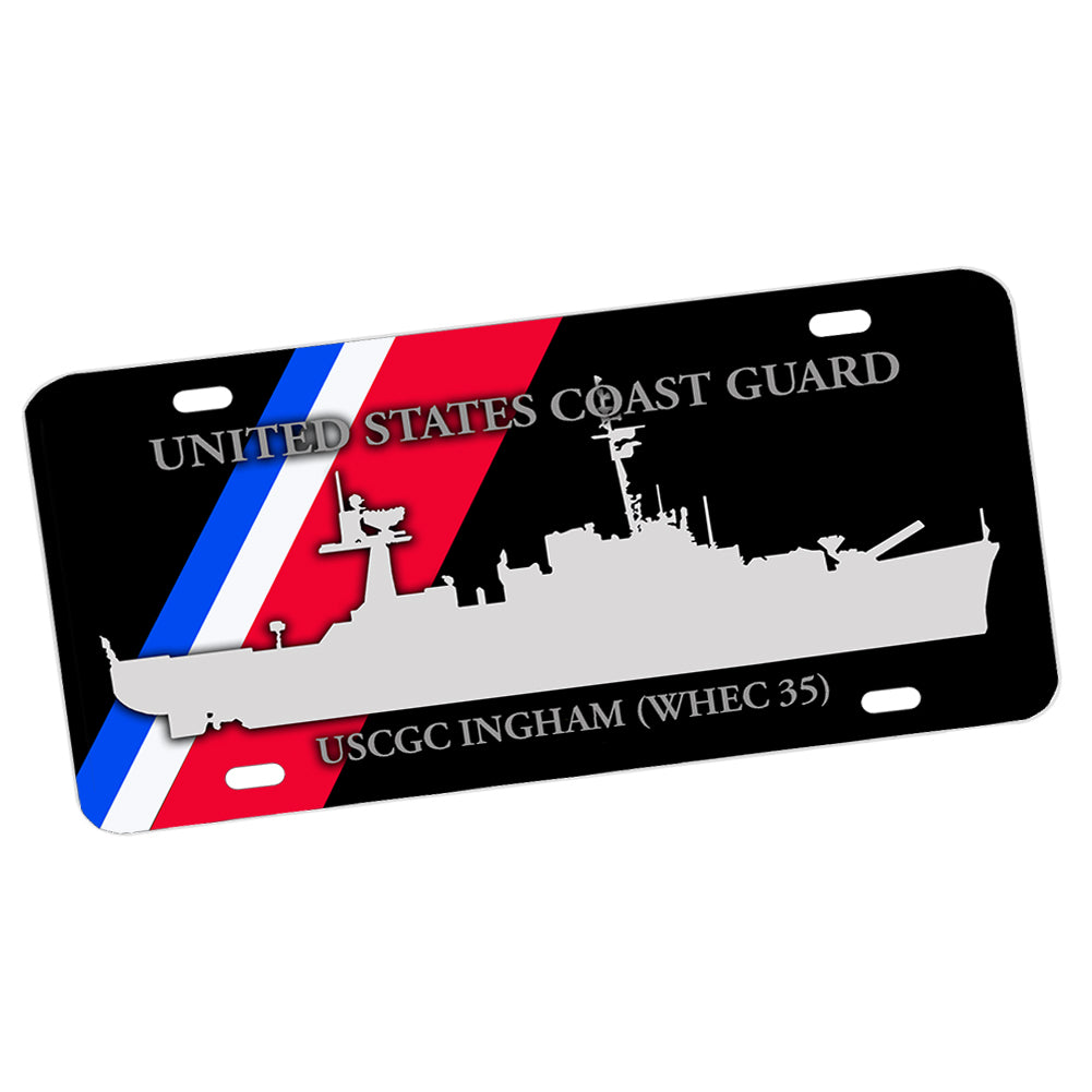 License Plate - United States Coast Guard USCGC Ingham (WHEC 35)