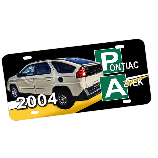 License Plate - 2004 Pontiac Aztek Breaking Bad Classic Car