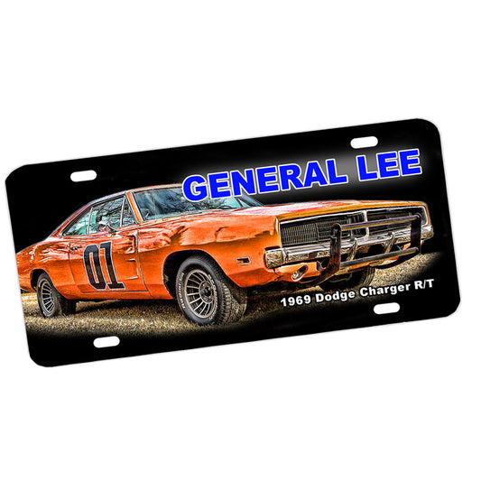 License Plate - 1969 Dodge Charger R/T Dukes of Hazzard General Lee Classic Car