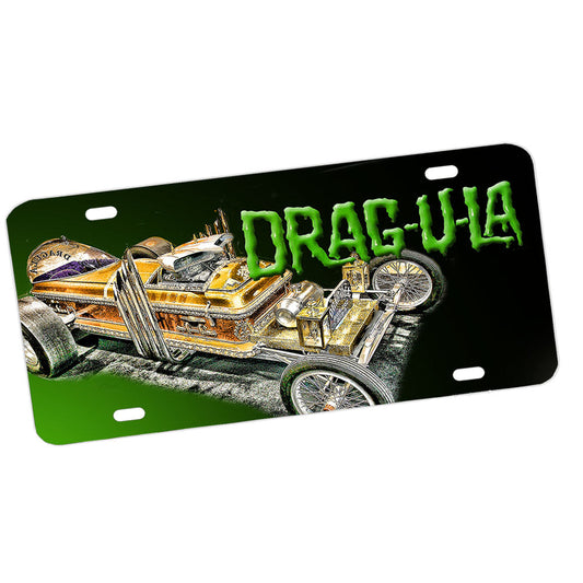 License Plate - The Munsters Drag-u-la Drag Car Classic Car