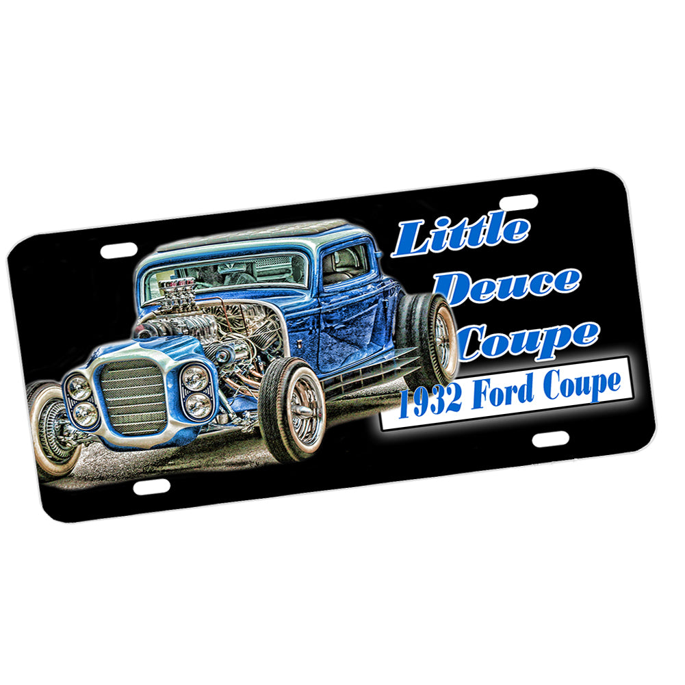 License Plate - 1932 Ford Coupe Little Deuce Coupe Classic Car