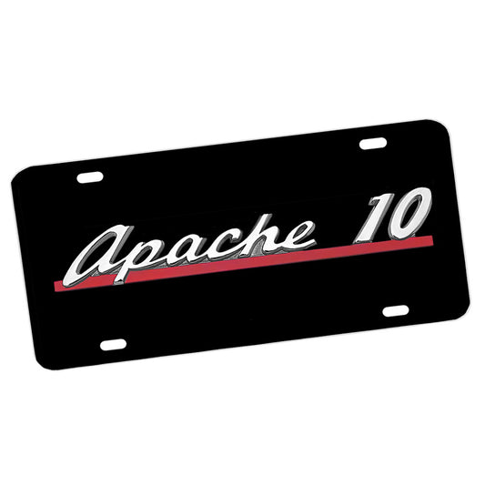 License Plate - 1961 Chevy Apache 10 Classic Truck Emblem