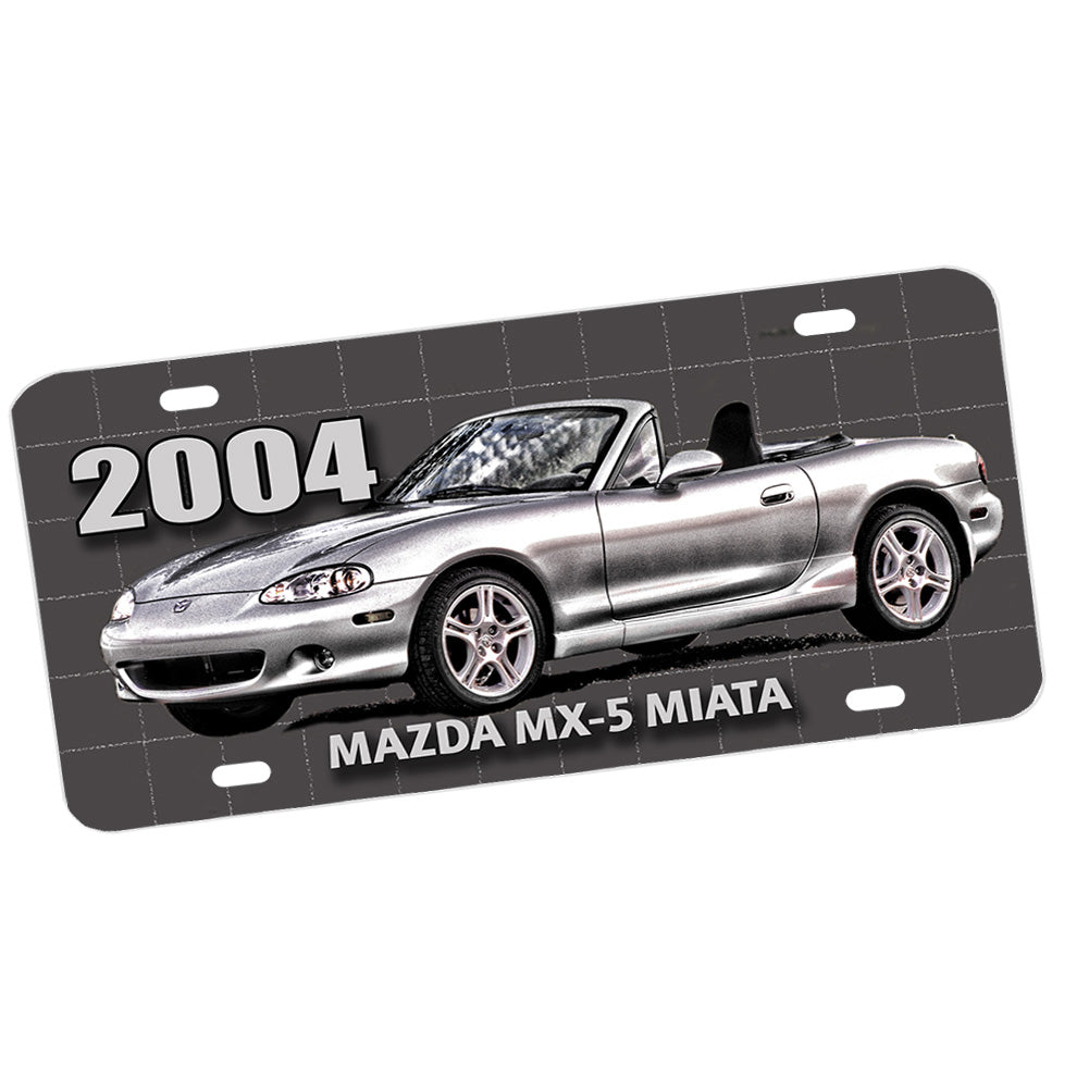 License Plate - 3003 Mazda Miata Convertible Sports Car