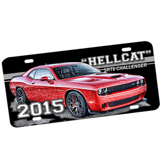 License Plate - 2015 Challenger Hellcat Classic Car