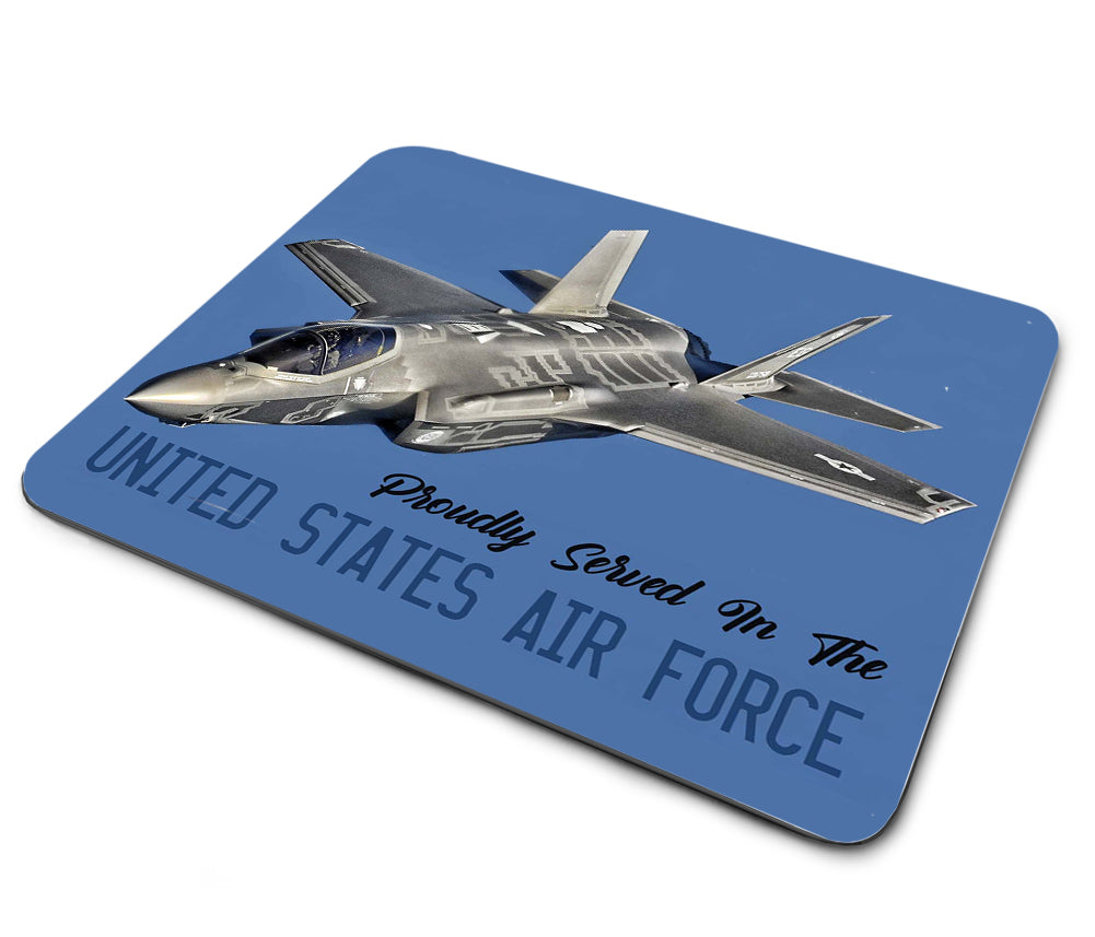 Mouse Pad - Proudly Served In The United States Air Force